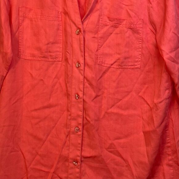 Dear John Avery Button Front Shirt Dress Paprika Small 100% Tencel 
TDR5011T3PPR - Picture 5 of 16